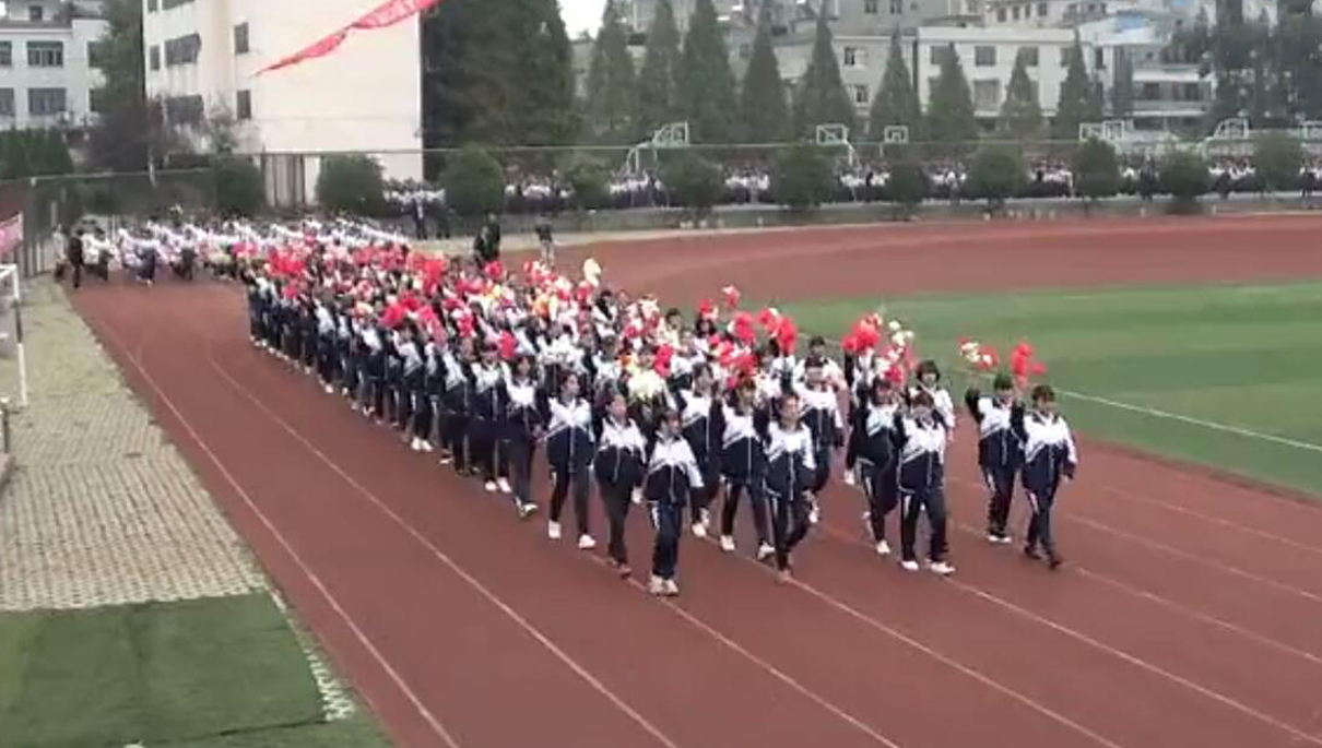 <span style="font-size:14px;font-family:Microsoft YaHei;">九江县二中21届开幕式各方阵入场</span><span style="font-size:14px;font-family:Microsoft YaHei;"></span>